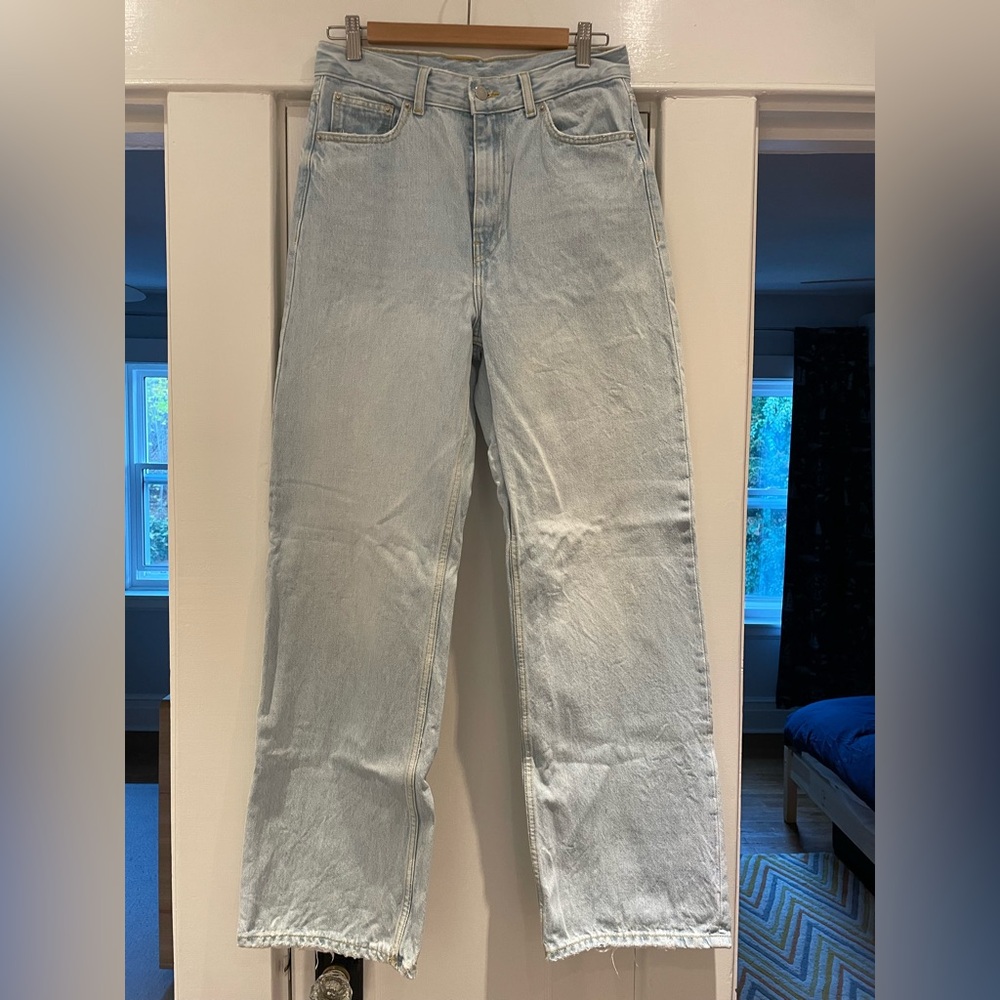 Dr Denim Light Wash Flared Jeans